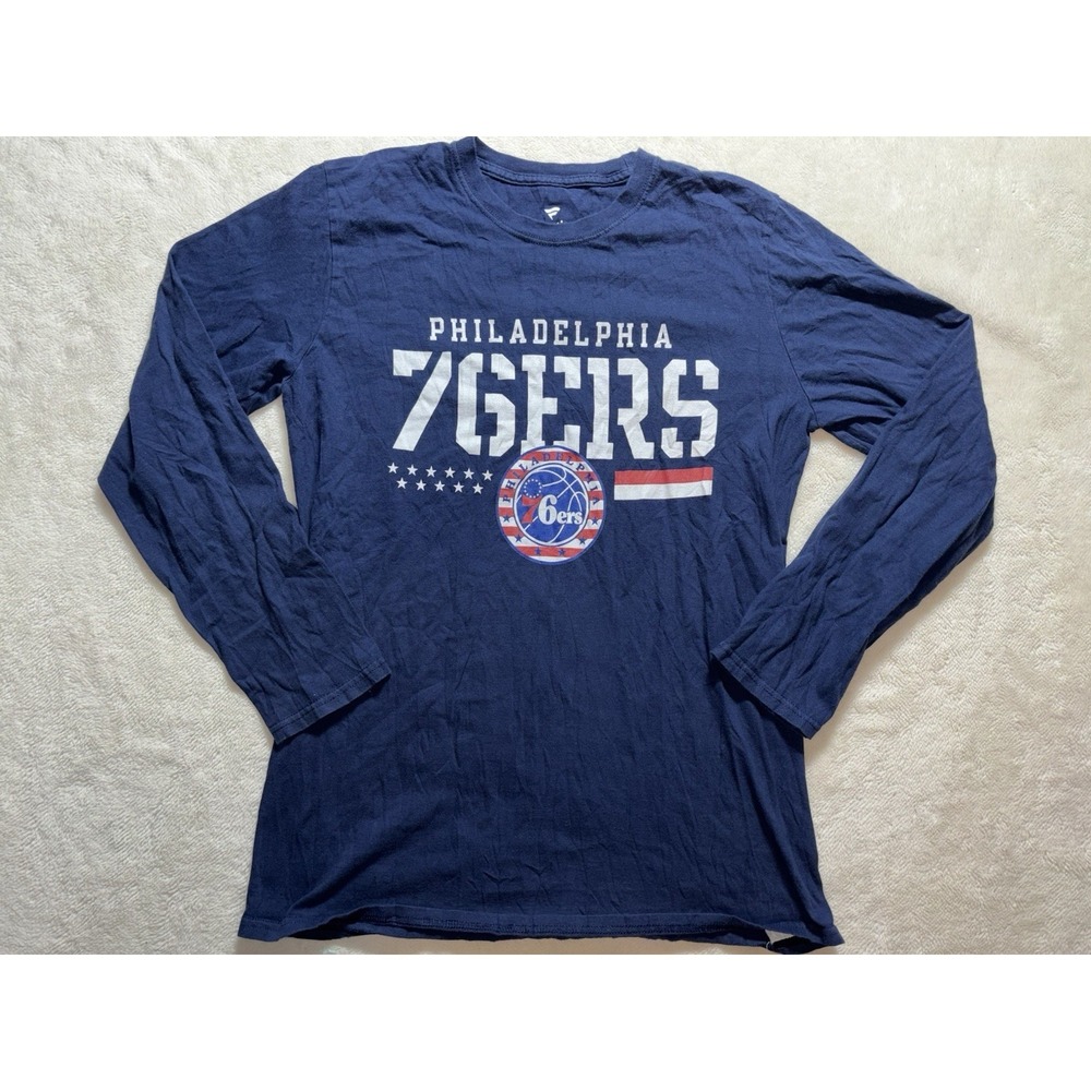 Philadelphia 76ers Long Sleeve T Shirt Size Medium Fanatics